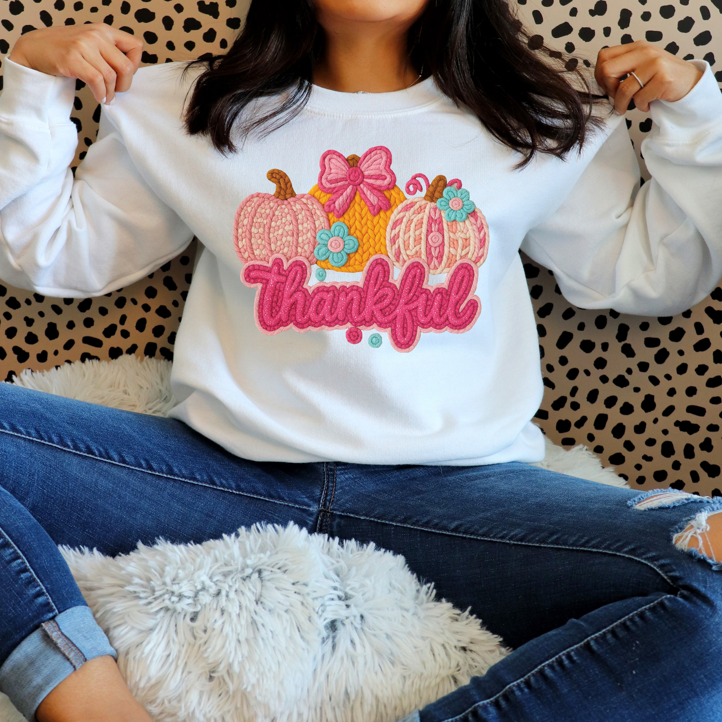 Thankful/Give Thanks Sweatshirt