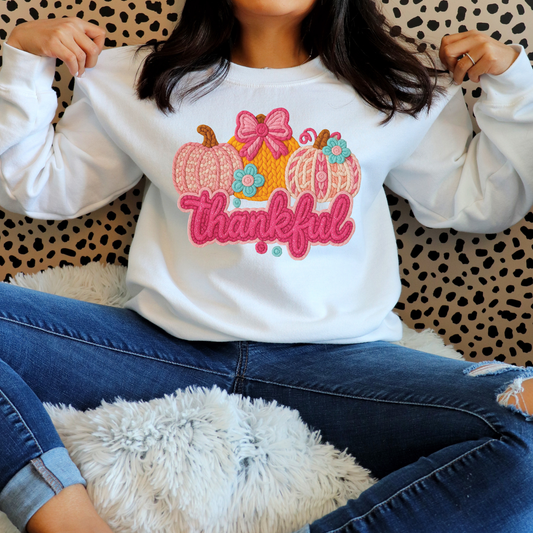 Thankful/Give Thanks Sweatshirt