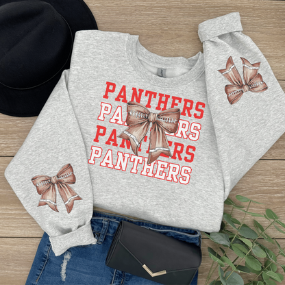 Panthers spirit wear w/ Sport Bow Sweatshirt