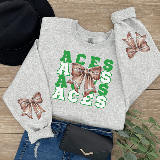 Aces spirit wear w/ Sport Bow Sweatshirt