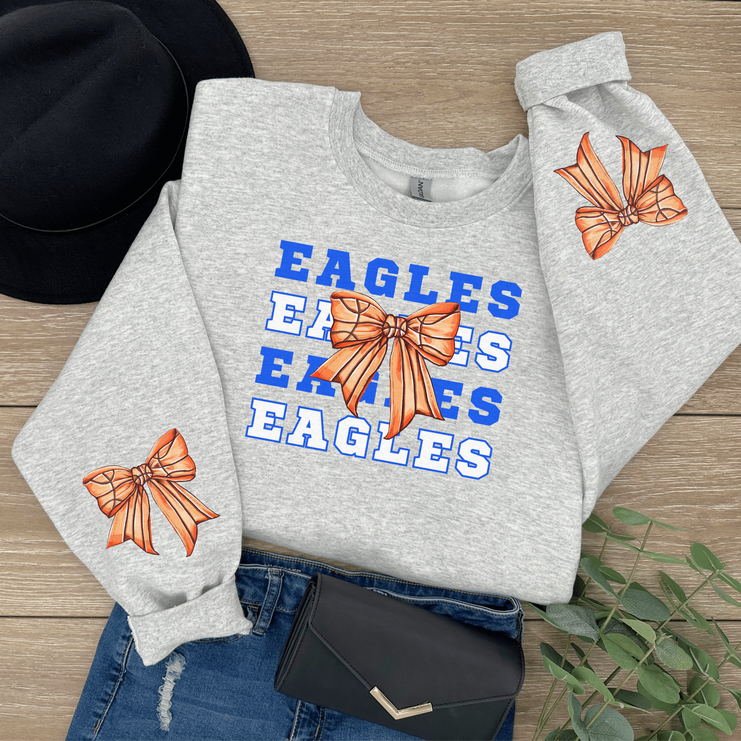 Eagles spirit wear w/ Sport Bow Sweatshirt