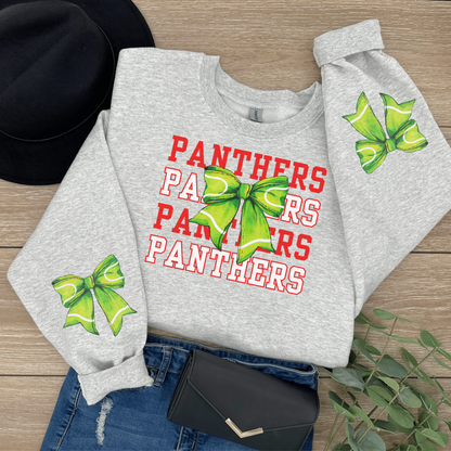 Panthers spirit wear w/ Sport Bow Sweatshirt
