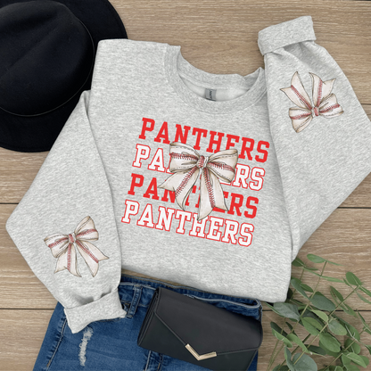 Panthers spirit wear w/ Sport Bow Sweatshirt