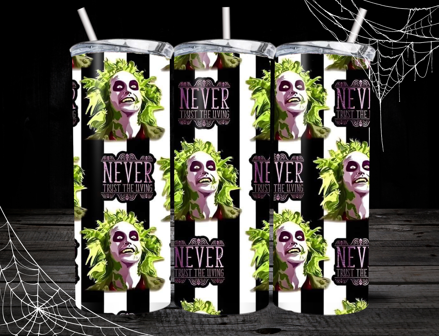 Beetlejuice 20oz Skinny Tumblers