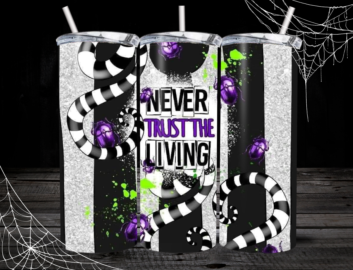 Beetlejuice 20oz Skinny Tumblers