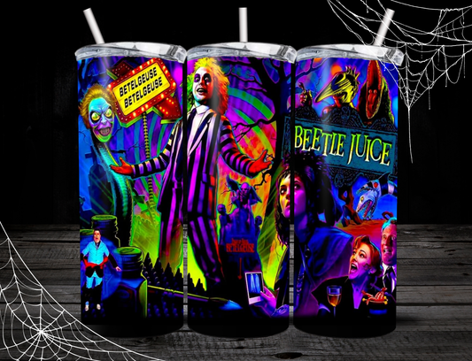 Beetlejuice 20oz Skinny Tumblers