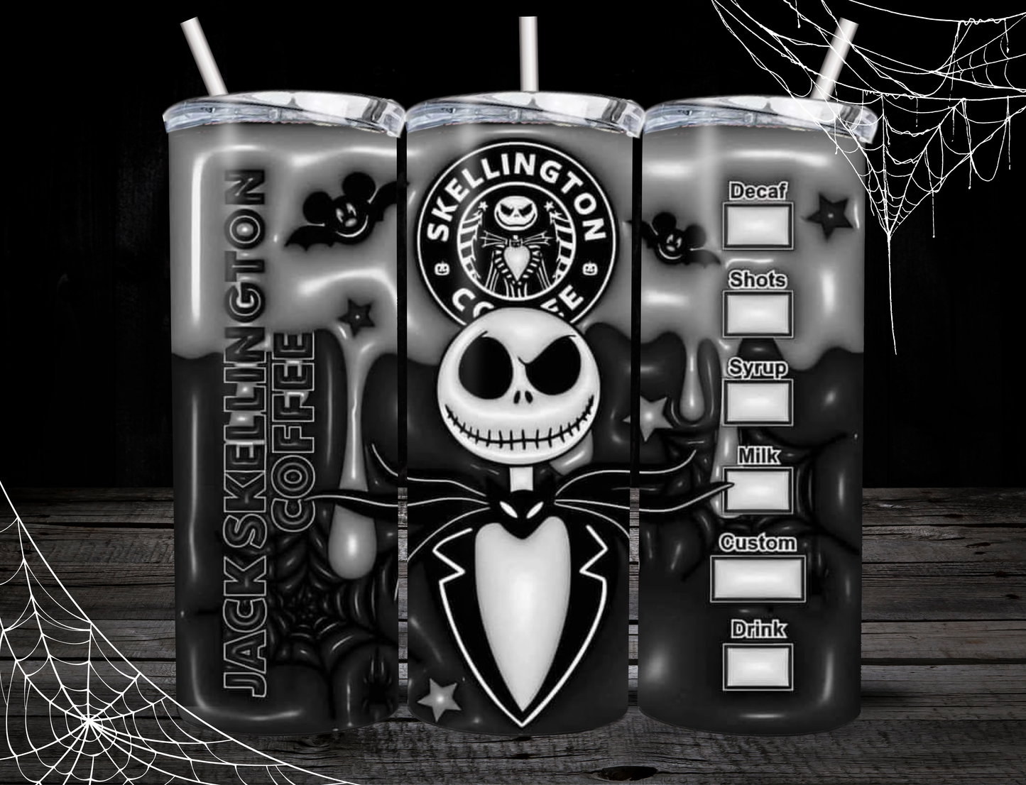 Nightmare Before Christmas 20oz Skinny Tumblers