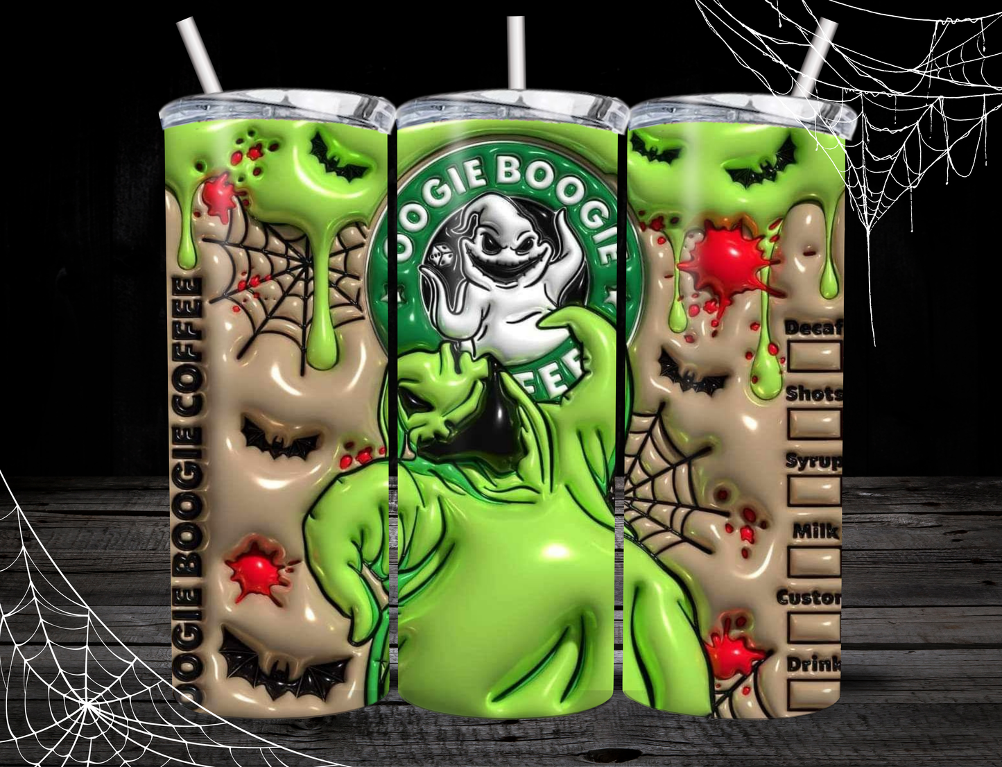 Nightmare Before Christmas 20oz Skinny Tumblers