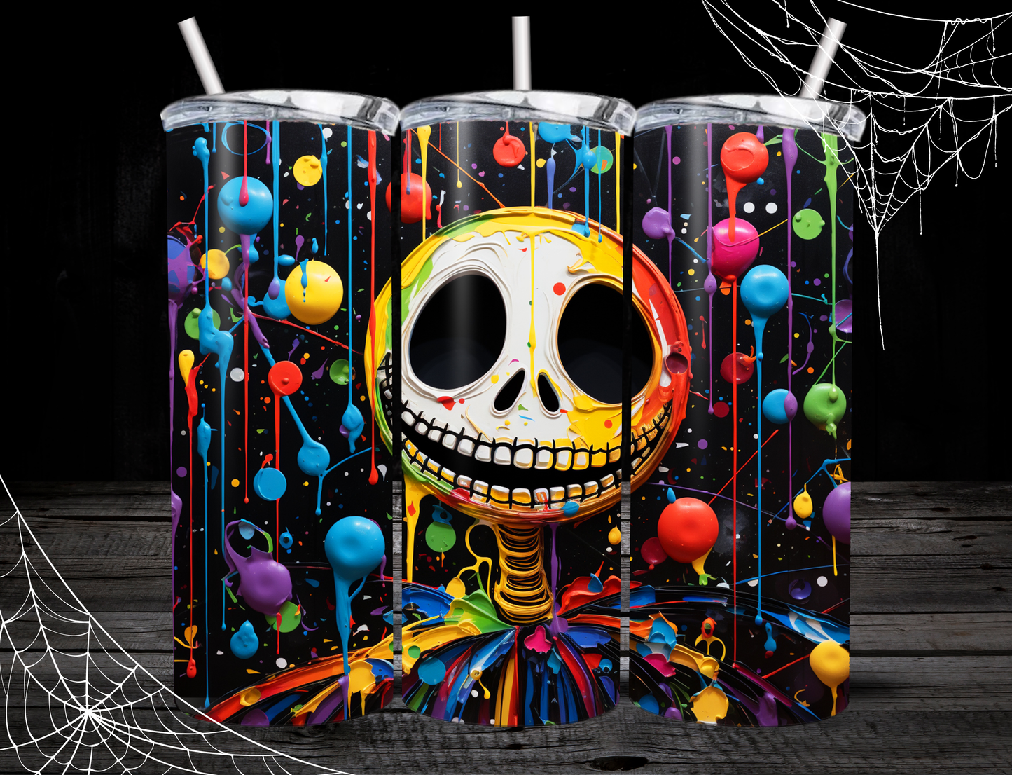Nightmare Before Christmas 20oz Skinny Tumblers