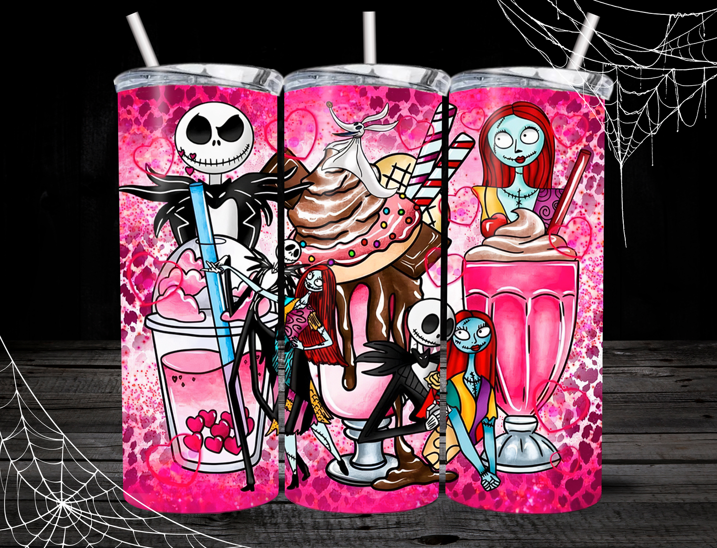 Nightmare Before Christmas 20oz Skinny Tumblers